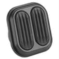 Lokar LK-XSG-6009  Dimmer Switch Cover  Black Steel Rubber Insert