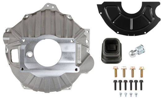 LakewoOD LLK4000K Cast Aluminium Bellhousing Kit Chev V8 To Muncie Saginaw Borg Warner T10 And Tremec Tko/Tkx Transmissions