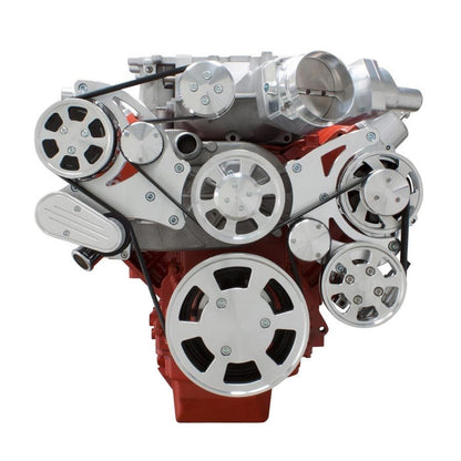 CVF Racing LSA LS9 GM LSA-WRAPTOR-AC Serpentine Pulley Conversion Kit