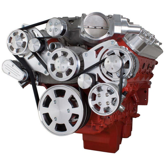 CVF LSA-WRAPTOR-PS Chevy LSA and LS9 Serpentine Kit - Power Steering & Alternator