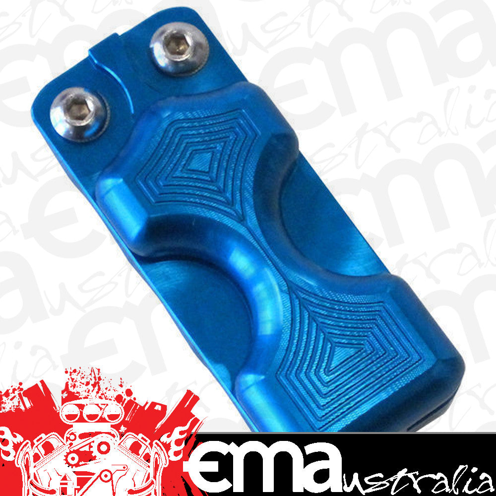 LSM LSM-FH200B Racing Aluminium Dual Feeler Gauge Holder Blue 3/16" Pivot