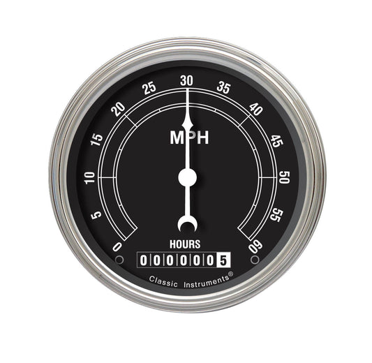 Classic Instruments LSTR Low Speed Speedo, Traditional