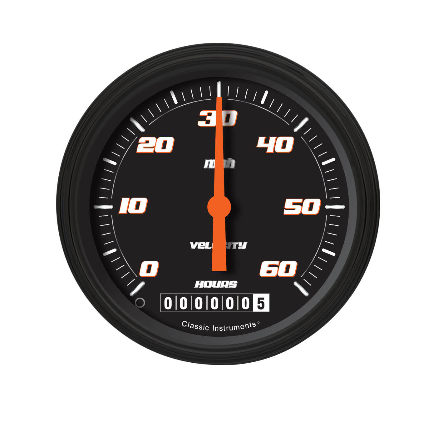 Classic Instruments LSVSB Low Speed Speedo, Velocity Black