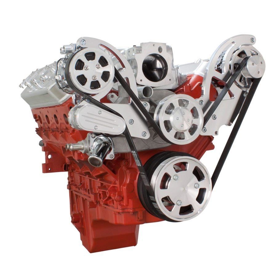 CVF LSX-WRAPTOR-ACO Chevy LS Engine Serpentine Kit - AC & Alternator