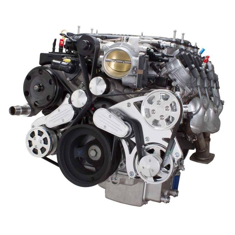 CVF LT4-WRAPTOR-AC Serpentine System for LT4 Supercharged Generation V - AC Power Steering & Alternator - All Inclusive