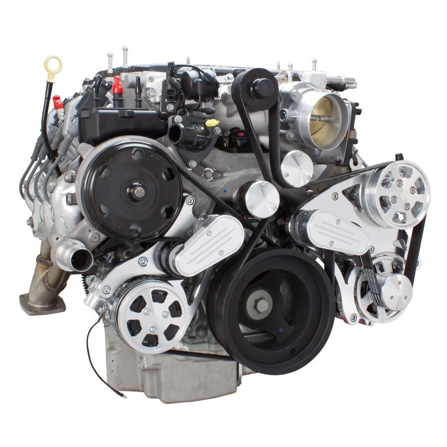 CVF LT4-WRAPTOR-AC Serpentine System for LT4 Supercharged Generation V - AC Power Steering & Alternator - All Inclusive