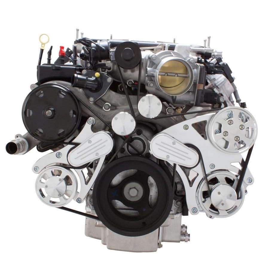 CVF LT4-WRAPTOR-PS Serpentine System for LT4 Supercharged Generation V - Power Steering & Alternator - All Inclusive