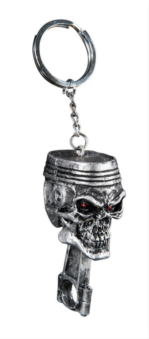 LETHAL THREAT SKULL PISTON KEYRING KEY RING / CHAIN KEYCHAIN KEYS LTS-KC77713