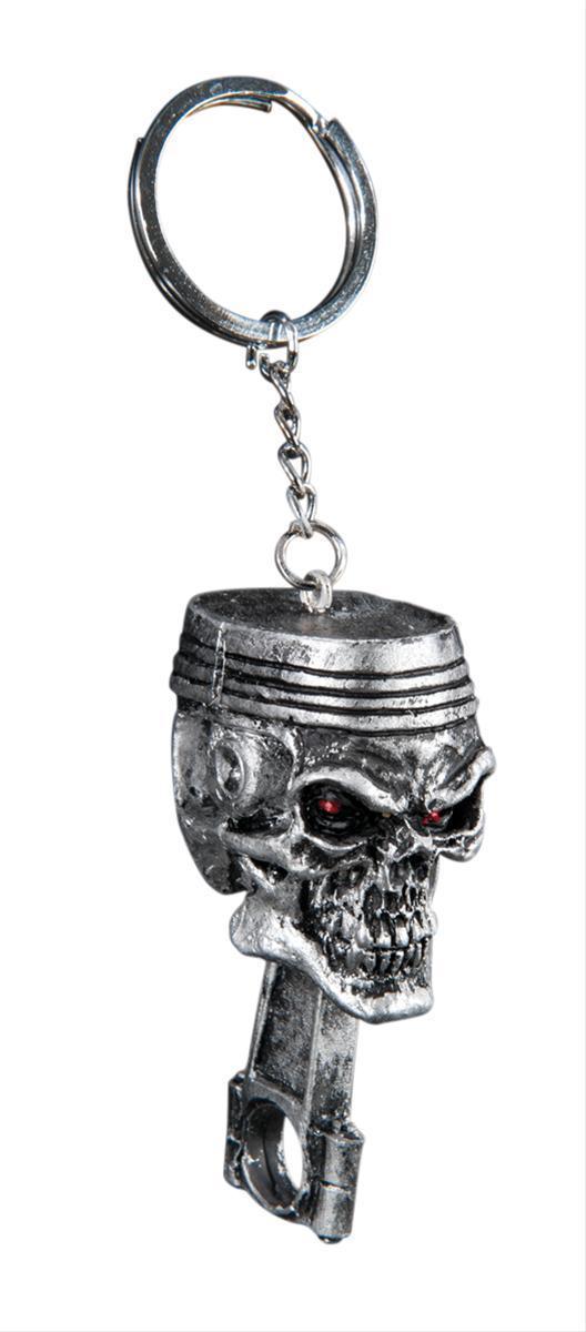 LETHAL THREAT SKULL PISTON KEYRING KEY RING / CHAIN KEYCHAIN KEYS LTS-KC77713