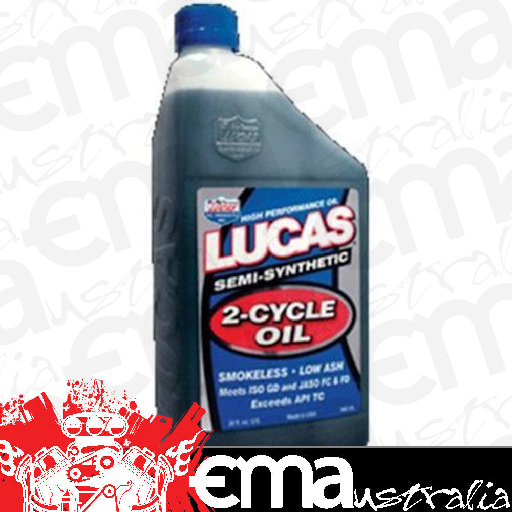 Lucas Oils LUS-10115 Semi-Synthetic 2-Cycle Oil 1 Gallon