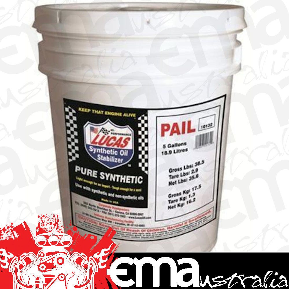 Lucas Oils LUS-10132 Synthetic H D Oil Stabilizer 5 Gallon Pail