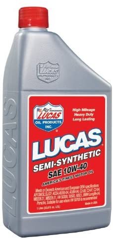 Lucas Oils LUS-10172 Semi-Synthetic SAE 10W-40 European Motor Oil 1 Liter