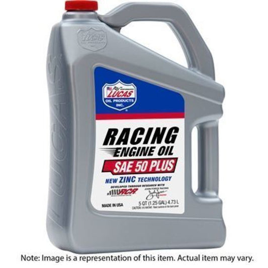 Lucas Oils LUS-10347 SAE 50 Plus Racing Motor Oil 5 Quart 4.73L