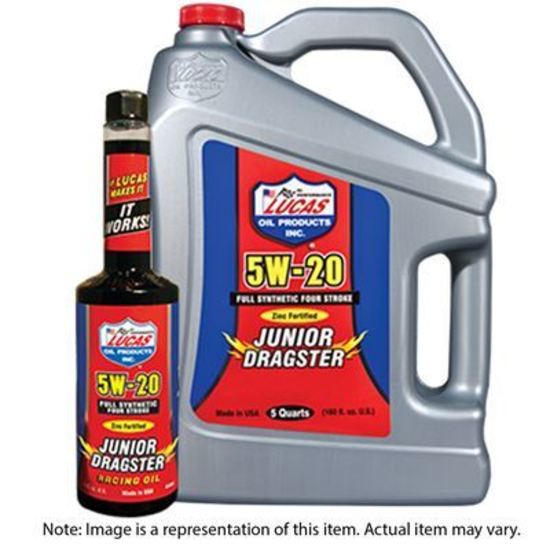 Lucas Oils LUS-10471 Jr. Dragster Karting Oil SAE 5W-20 5 Quart