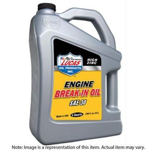 Lucas Oils LUS-10631 SAE 30 Break-In Oil 5 Quart