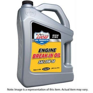 Lucas Oils LUS-10636 SAE 20W-50 Break-In Oil 5 Quart
