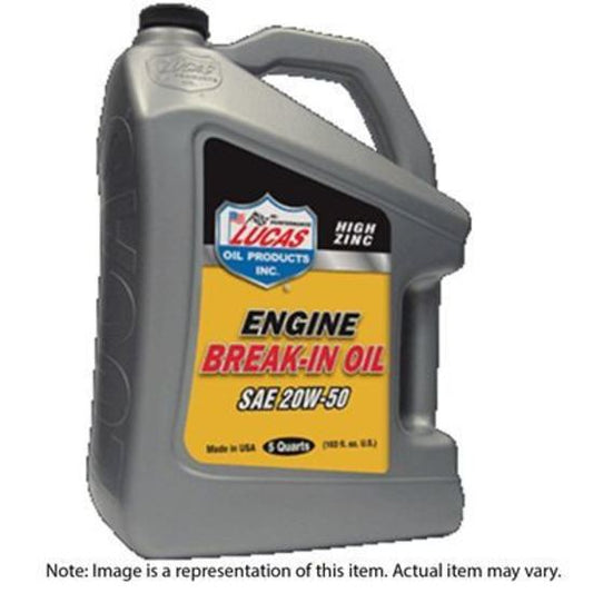 Lucas Oils LUS-10638 SAE 20W-50 Break-In Oil 5 Gallon Pail
