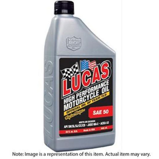 Lucas Oils LUS-10712 50 wt. Motorcycle Oil 1 Quart