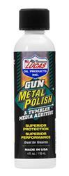 Lucas Oils LUS-10878 Gun Metal Polish & Tumbler Media Additive - 4 oz - 12 case