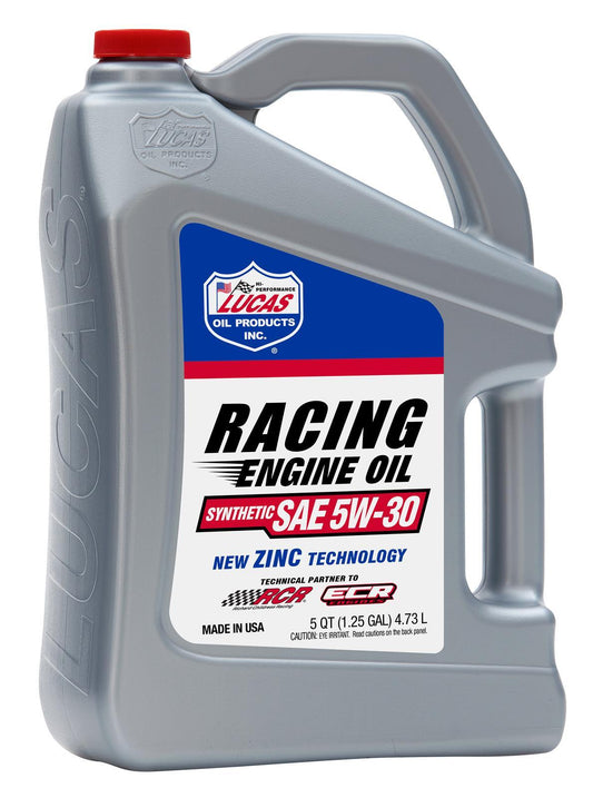 Lucas Oils LUS-10886 Synthetic SAE 5W-30 Racing Motor Oil 5 Quart