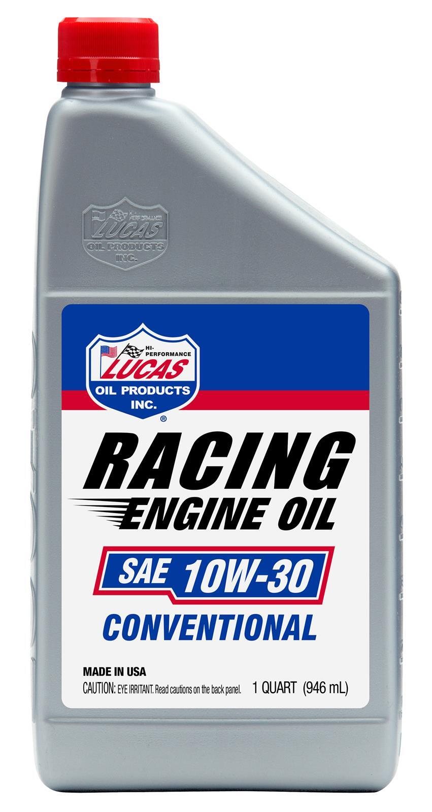Lucas Oils LUS-11016 SAE 10W-30 Racing Motor Oil 1 Quart