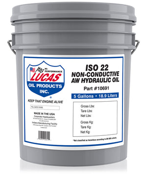 Lucas Oils LUS-11108 Non-Conductive AW ISO 32 Hydraulic Oil 55 Gallon Drum
