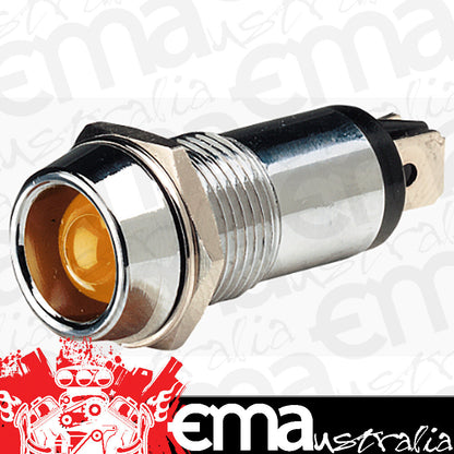Rocket ACX62090BL Chrome Led Dash Light Amber Led 12V
