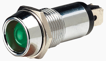 Rocket ACX62091BL Chrome Led Dash Light Green Led 12V