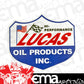 Lucas LUS-72507 Vinyl Decal Sticker Hi-Performance Oil Products