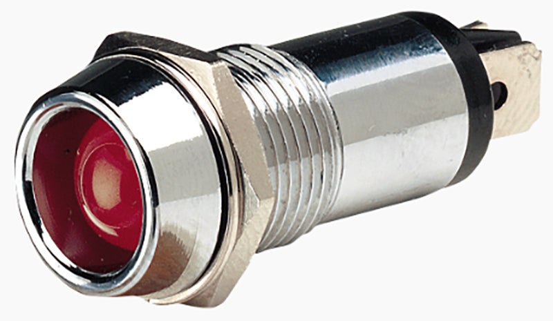 Rocket ACX62092BL Chrome Led Dash Light Red Led 12V