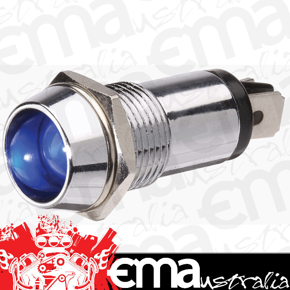 Rocket ACX62093BL Chrome Led Dash Light Blue Led 12V
