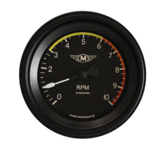 Classic Instruments MA10BLF Moal Bomber - Tachometer 10K RPM 3-3/8"