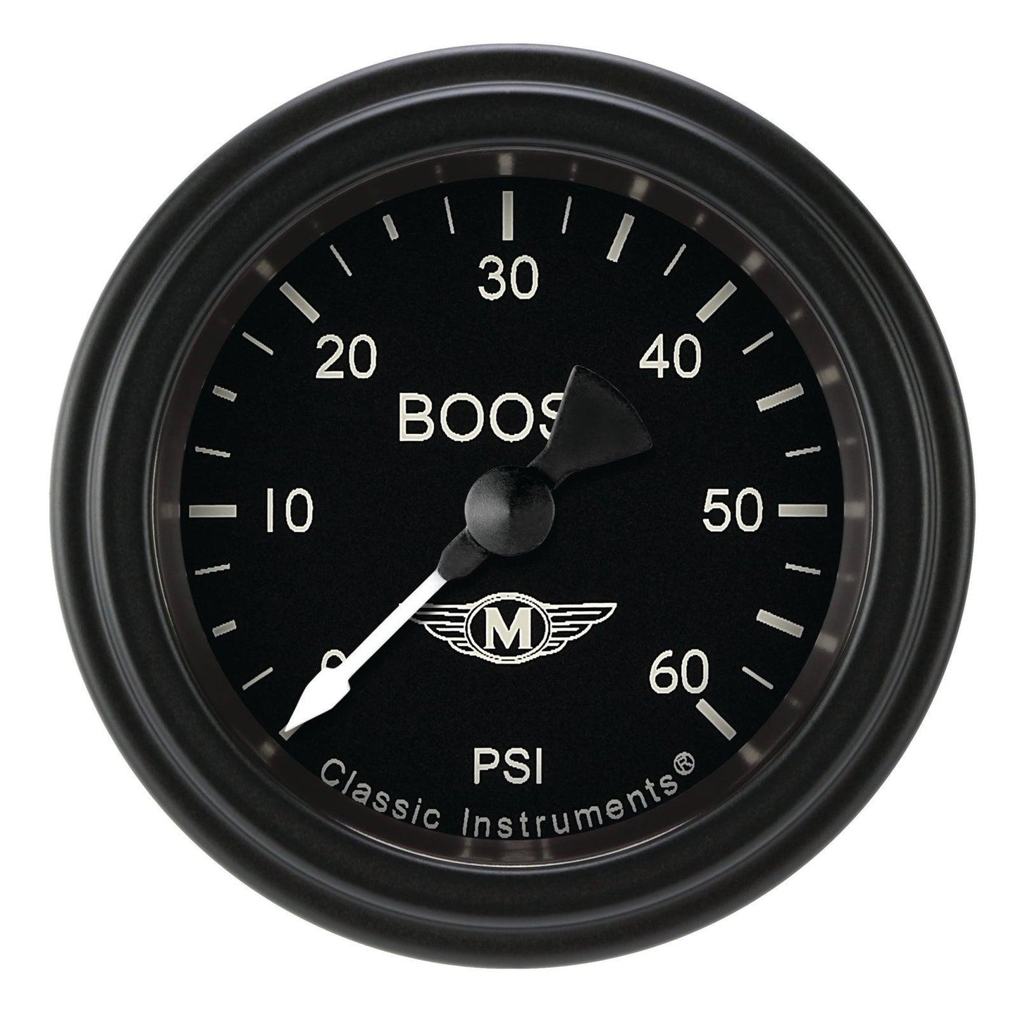 Classic Instruments MA143BLF Moal Bomber 2-1/8" Full Sweep Electric Boost 60ps