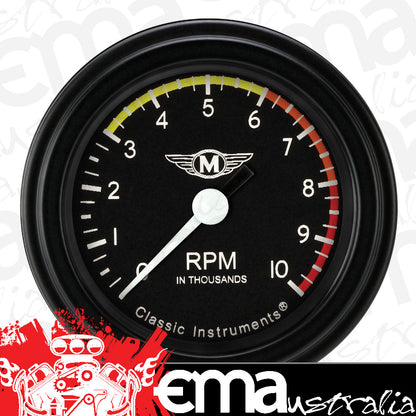 Classic Instruments MA183BLF Moal Bomber 2-1/8" Tachometer