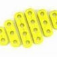 Mallory Ignition MA29100 Mallory Wire Separator Set 7-9mm Yellow 2X4 Hole 2X3 Hole 2X2 Hole