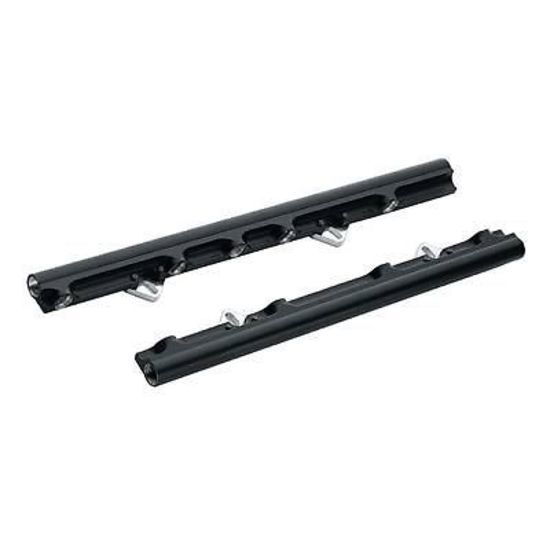 Mallory Ignition MA4303M Mallory Billet Alloy Efi Fuel Rails Ford Windsor 5.0/5.8L V8 Black