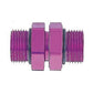 Magnafuel MAG-MP-3028 -10 Orb To -8 Orb Coupler Fitting Alloy Purple
