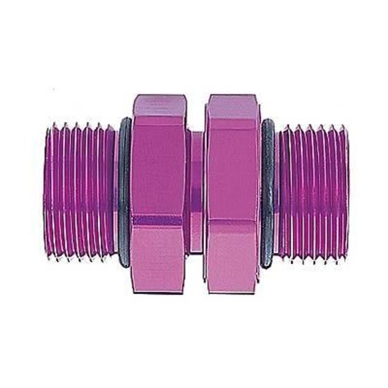 Magnafuel MAG-MP-3028 -10 Orb To -8 Orb Coupler Fitting Alloy Purple