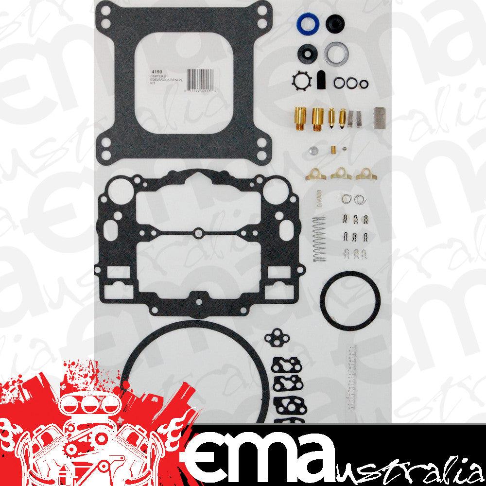 AED AED4190 Carter Afb Edelbrock Performer Carbureter Rebuild Kit