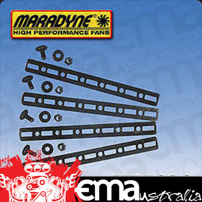 Maradyne MARMFA104 Universal Aluminium Fan Mount Kit w/Hardware Black