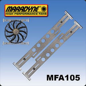Maradyne MARMFA105 Universal Aluminium Fan Mount Kit w/Hardware Mar Mfa105