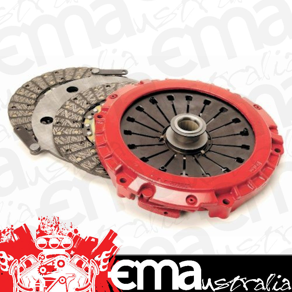 McLeOD Clutch MC64302-28-07 168 Tooth Street Twin Series Clutch Kit - 1-1/8"X26 Spline External Balance suit Ford 302-351 All Models 28Oz Counter Weight