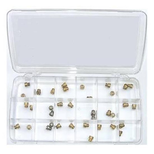 AED AED6000 Carburetor Jet Box Jet Range 64-81 - 1/4-32" Brass