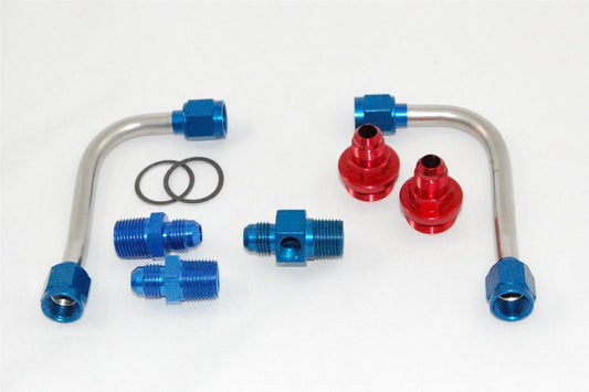 AED AED60942 Hard S/Steel Fuel Line Kit Holley 4150/4150HP -6 An Mallory Reg
