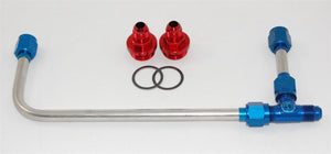 AED AED60946 Hard Stainless Steel Fuel Line Kit Holley 4160 -6 An Inlet