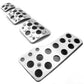 Modo Innovations MDO-MI110 Chev Pontiac Pedal Pads Gas/Brake/Clutch/Emergency Brake Pedal Natural/Black Aluminum