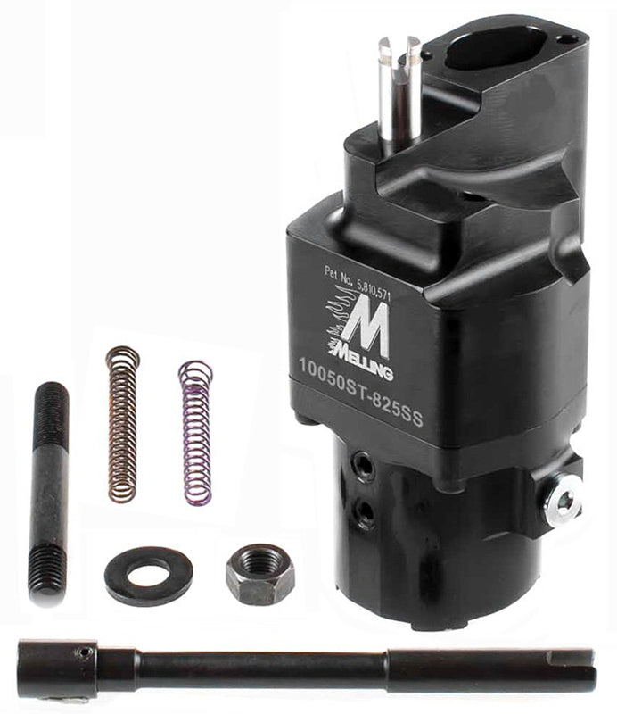 Melling ME10055ST-825SS Billet Street/Strip Shark Tooth Oil Pump Standard Volume suit SB Chev w/ 8-1/4" Deep Oil Pans