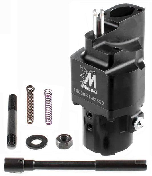 Melling ME10055ST-825SS Billet Street/Strip Shark Tooth Oil Pump Standard Volume suit SB Chev w/ 8-1/4" Deep Oil Pans