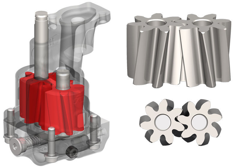 Melling ME10550ST "Shark Tooth" Hv Oil Pump suit 5/8" Chev & Pontiac 305 V8