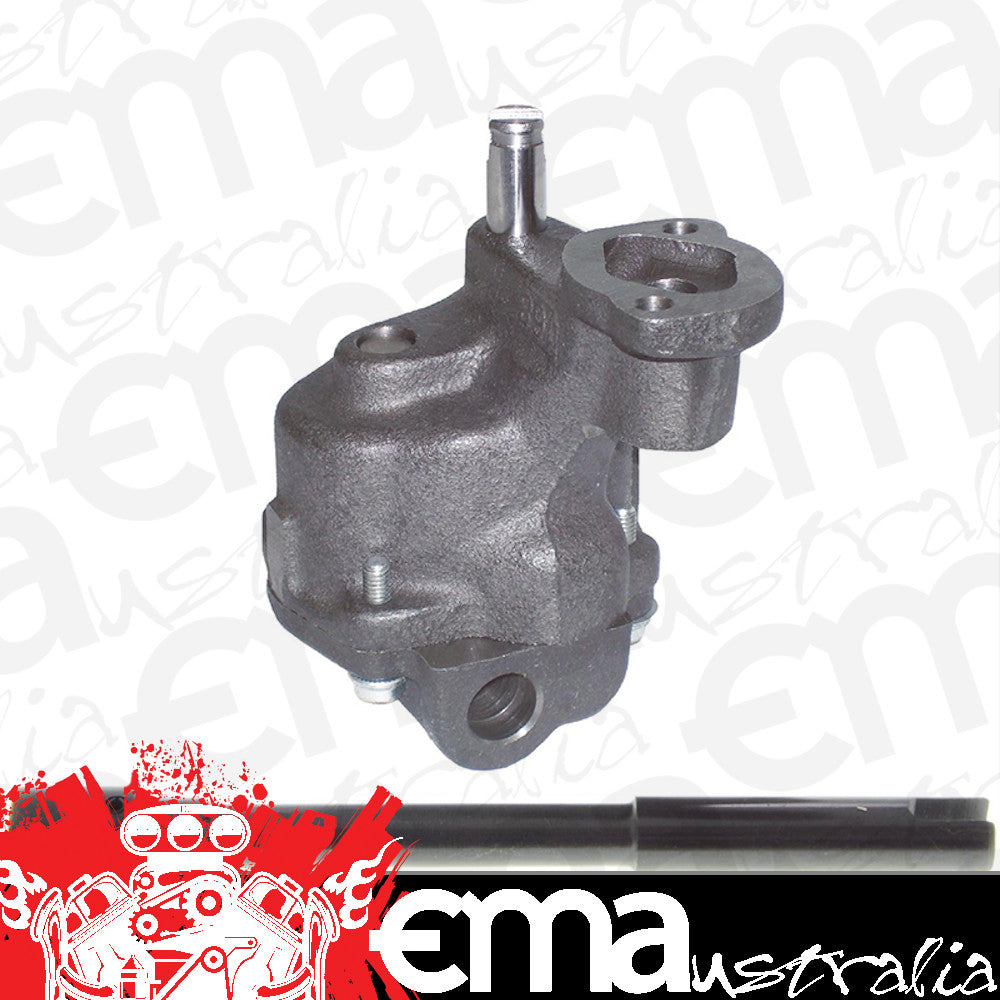 Melling ME10554ST Cast Shark Tooth Oil Pump Standard Volume suit SB Chev Use 3/4" Press In Screen